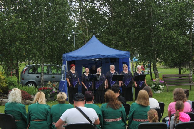 Pasākums "Vasaras balle'' pie Maļinovas pagasta saieta nama